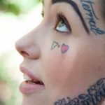 фото тату на лице 29.04.2019 №176 - face tattoo - tatufoto.com