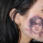 фото тату на лице 29.04.2019 №192 - face tattoo - tatufoto.com