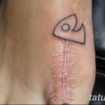 фото тату на шраме 29.04.2019 №008 - scar tattoo - tatufoto.com