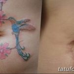 фото тату на шраме 29.04.2019 №039 - scar tattoo - tatufoto.com