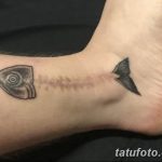 фото тату на шраме 29.04.2019 №057 - scar tattoo - tatufoto.com