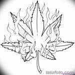 фото эскизы тату марихуана (конопля) 27.04.2019 №006 - tattoo marijuana - tatufoto.com