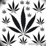 фото эскизы тату марихуана (конопля) 27.04.2019 №011 - tattoo marijuana - tatufoto.com