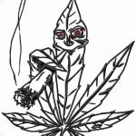 фото эскизы тату марихуана (конопля) 27.04.2019 №019 - tattoo marijuana - tatufoto.com