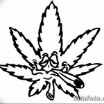фото эскизы тату марихуана (конопля) 27.04.2019 №035 - tattoo marijuana - tatufoto.com
