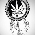 фото эскизы тату марихуана (конопля) 27.04.2019 №037 - tattoo marijuana - tatufoto.com