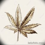 фото эскизы тату марихуана (конопля) 27.04.2019 №055 - tattoo marijuana - tatufoto.com