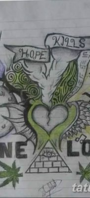 фото эскизы тату марихуана (конопля) 27.04.2019 №065 — tattoo marijuana — tatufoto.com