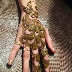 Фото мехенди павлин 13.05.2019 №002 - mehendi peacock - tatufoto.com