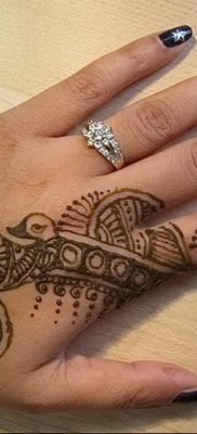 Фото мехенди павлин 13.05.2019 №034 — mehendi peacock — tatufoto.com