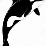 Эскиз для тату касатка 31.05.2019 №002 - sketch tattoo killer whale - tatufoto.com