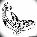 Эскиз для тату касатка 31.05.2019 №033 - sketch tattoo killer whale - tatufoto.com