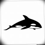 Эскиз для тату касатка 31.05.2019 №036 - sketch tattoo killer whale - tatufoto.com