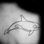Эскиз для тату касатка 31.05.2019 №039 - sketch tattoo killer whale - tatufoto.com