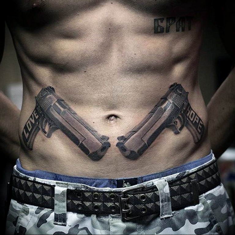 Фото мужской тату 16.06.2019 № 079 - men with a tattoo - tatufoto.com. 