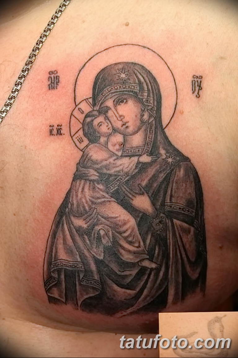 Тату Божья Матерь
