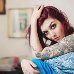 Фото девушка с татуировками 16.06.2019 №003 - women with tattoo - tatufoto.com