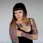 Фото девушка с татуировками 16.06.2019 №010 - women with tattoo - tatufoto.com
