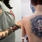 Фото девушка с татуировками 16.06.2019 №023 - women with tattoo - tatufoto.com