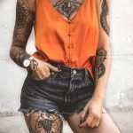 Фото девушка с татуировками 16.06.2019 №025 - women with tattoo - tatufoto.com