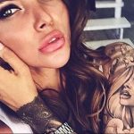 Фото девушка с татуировками 16.06.2019 №031 - women with tattoo - tatufoto.com