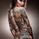 Фото девушка с татуировками 16.06.2019 №045 - women with tattoo - tatufoto.com
