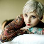 Фото девушка с татуировками 16.06.2019 №063 - women with tattoo - tatufoto.com