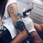 Фото девушка с татуировками 16.06.2019 №087 - women with tattoo - tatufoto.com