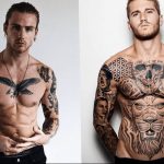 Фото мужской тату 16.06.2019 №050 - men with a tattoo - tatufoto.com