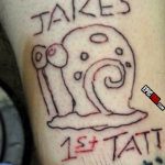 Фото пример глупой тату 25.06.2019 №017 - stupid tattoos - tatufoto.com