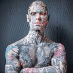 Фото пример много тату на теле 25.06.2019 №011 - whole body tattoo - tatufoto.com