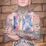 Фото пример много тату на теле 25.06.2019 №035 - whole body tattoo - tatufoto.com