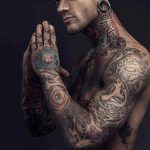 Фото пример много тату на теле 25.06.2019 №044 - whole body tattoo - tatufoto.com