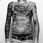 Фото пример много тату на теле 25.06.2019 №057 - whole body tattoo - tatufoto.com