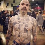 Фото пример много тату на теле 25.06.2019 №084 - whole body tattoo - tatufoto.com