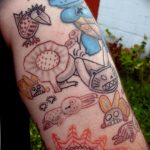 Фото пример смешной тату 25.06.2019 №013 - funny tattoo - tatufoto.com