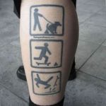 Фото пример смешной тату 25.06.2019 №017 - funny tattoo - tatufoto.com