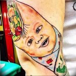 Фото пример смешной тату 25.06.2019 №065 - funny tattoo - tatufoto.com