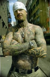 Фото пример тату на все тело 25.06.2019 №030 - whole body tattoo - tatufoto.com