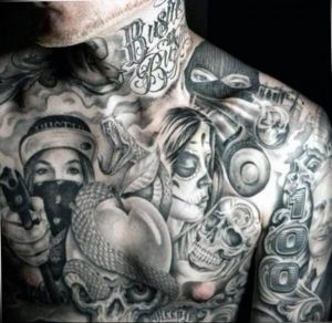 Фото пример тату на все тело 25.06.2019 №039 - whole body tattoo - tatufoto.com