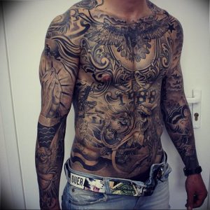 Фото пример тату на все тело 25.06.2019 №045 - whole body tattoo - tatufoto.com