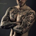 Фото пример человек весь в тату 25.06.2019 №053 - whole body tattoo - tatufoto.com