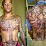 Фото пример человек весь в тату 25.06.2019 №077 - whole body tattoo - tatufoto.com