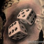 Фото тату бардак - тату кости игральные 26.06.2019 №001 - tattoo dice - tatufoto.com