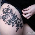 Фото тату белые цветы18.06.2019 №038 - tattoo white flowers - tatufoto.com