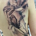 Фото тату белые цветы18.06.2019 №096 - tattoo white flowers - tatufoto.com