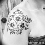 Фото тату белые цветы18.06.2019 №143 - tattoo white flowers - tatufoto.com