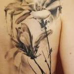 Фото тату белые цветы18.06.2019 №149 - tattoo white flowers - tatufoto.com