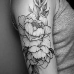 Фото тату белые цветы18.06.2019 №157 - tattoo white flowers - tatufoto.com