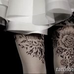Фото тату белые цветы18.06.2019 №160 - tattoo white flowers - tatufoto.com